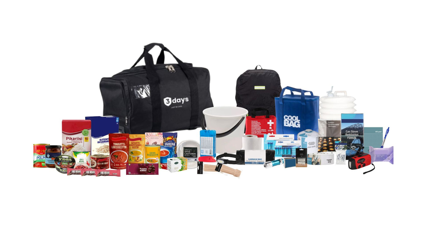 3days kotivarapakkaus (1 hlö)